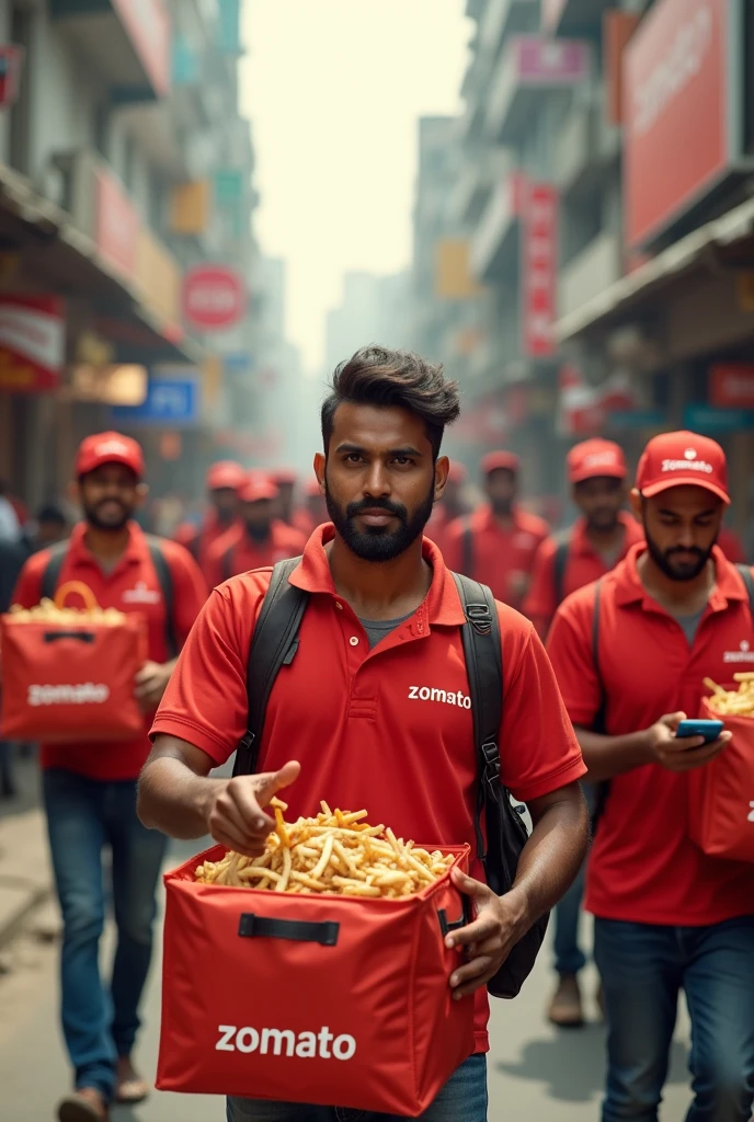 CREATE A ZOMATO men in job india 