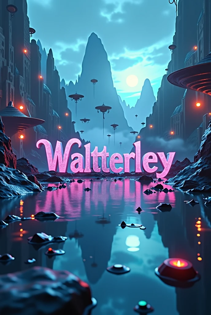Make the name waltterley mirrored in a gaming world


