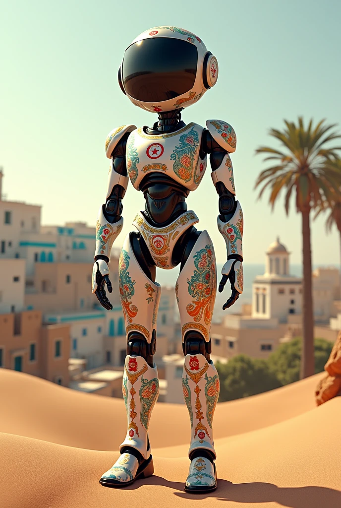 Robot ai - flag tunisia