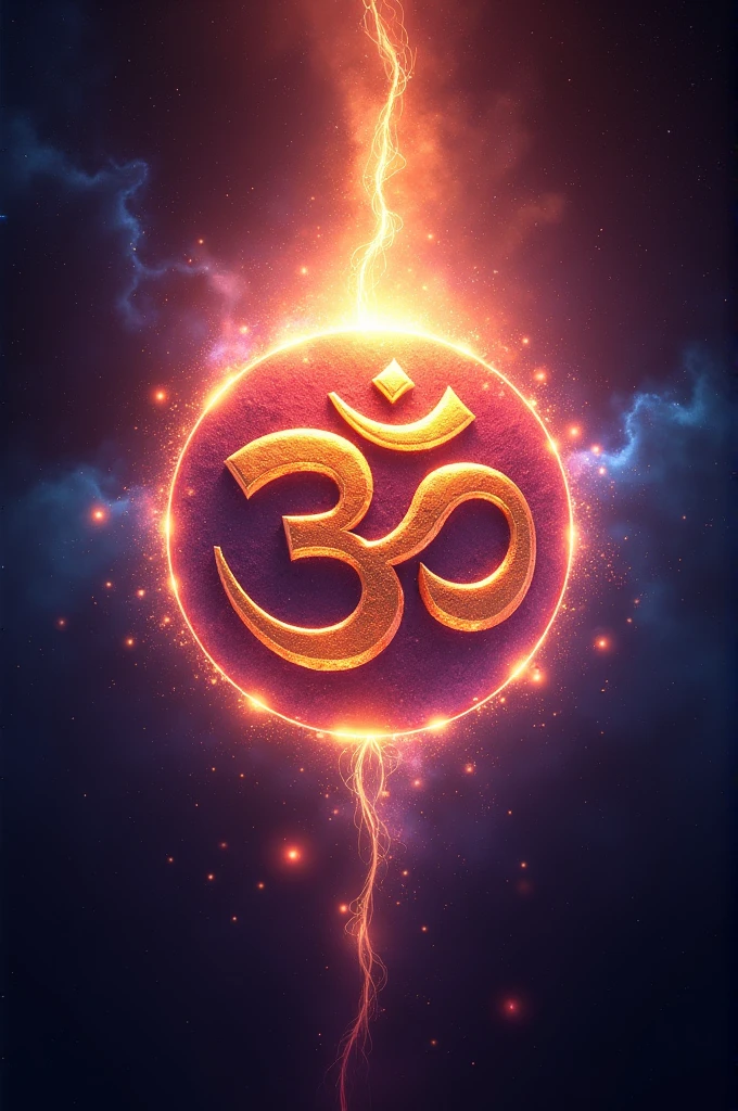 aum logo with bright power 
