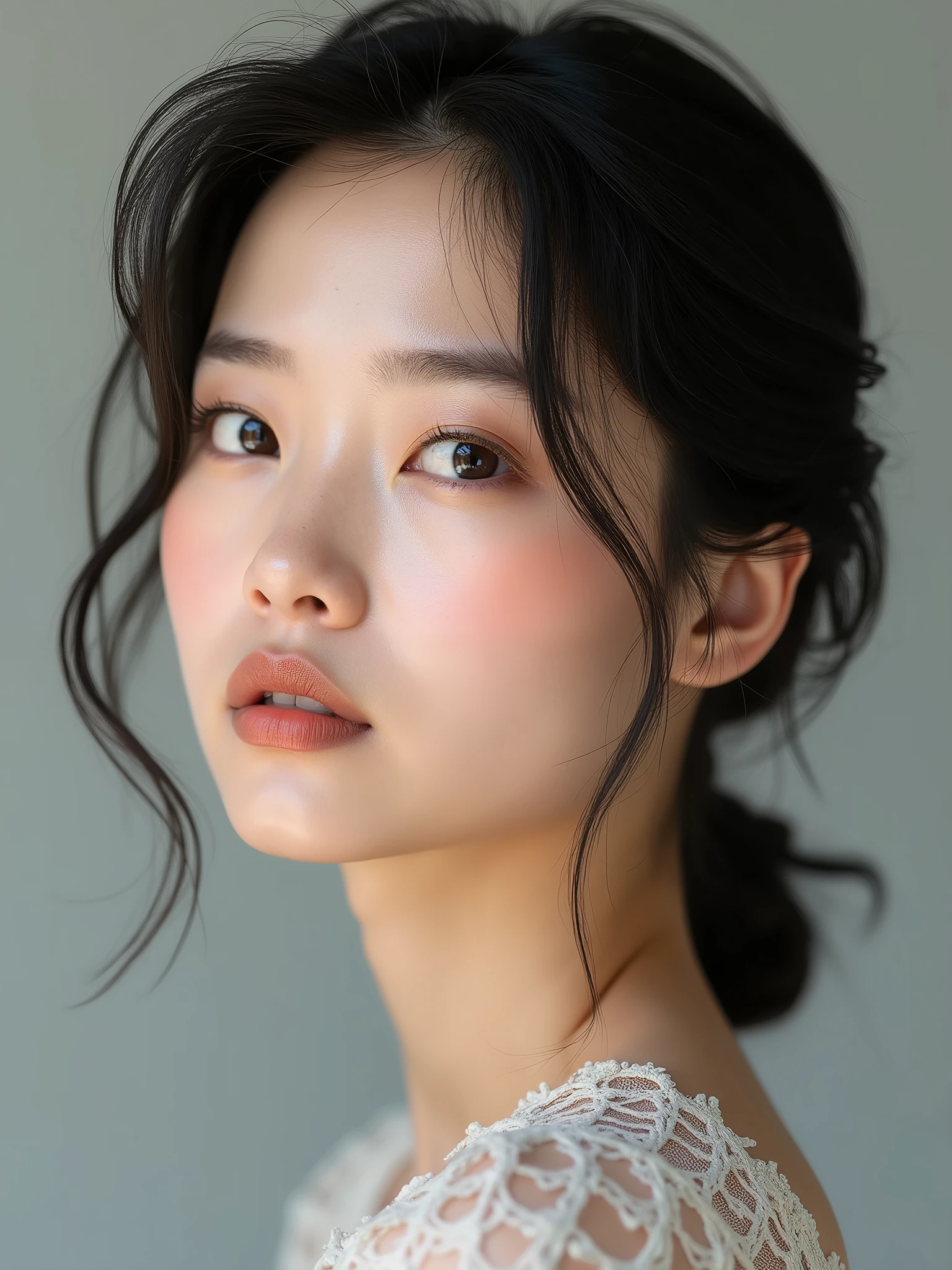 face asian woman 25 years sexy ultra realistic