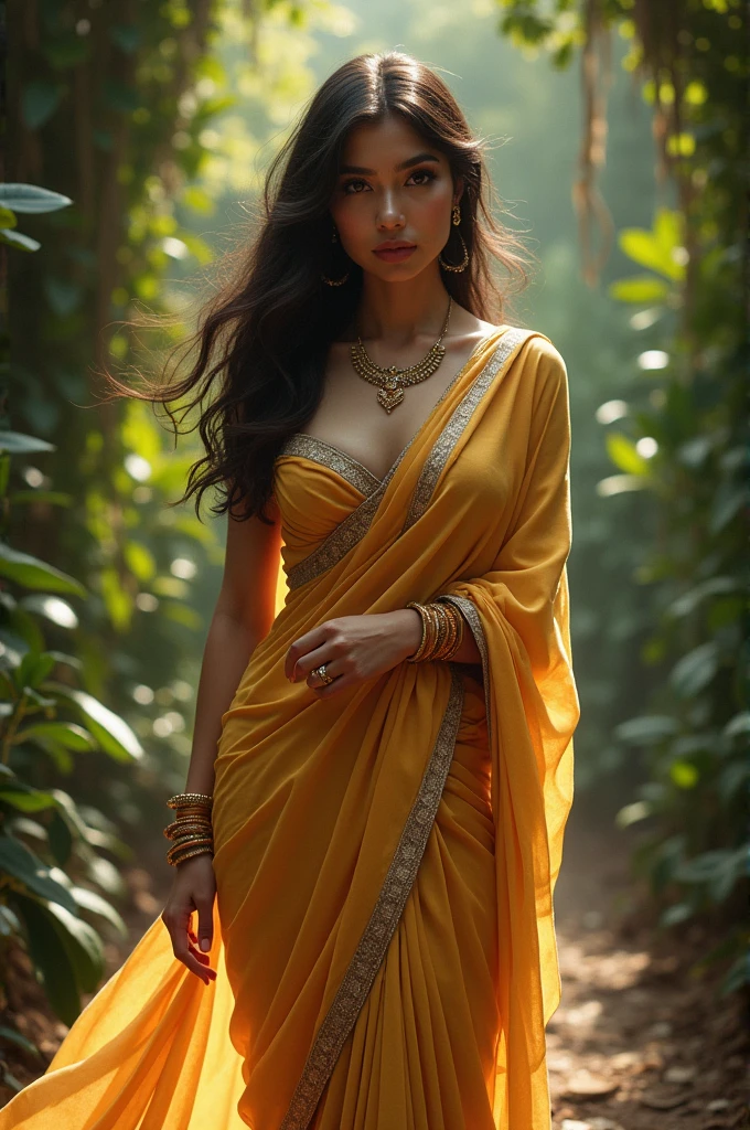 Vanibojan with sexy saree