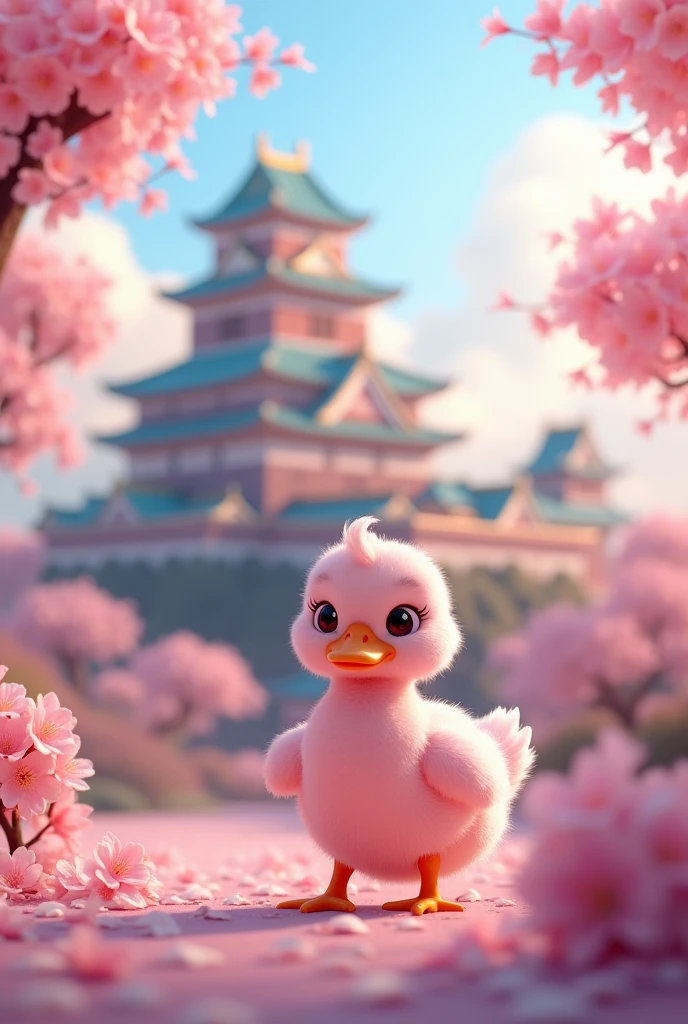 Sakura Castle Pink Duck