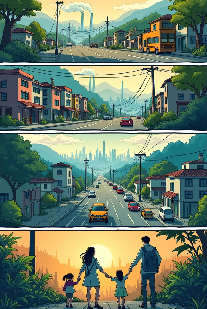 comic strip on air pollution 8  boxes
