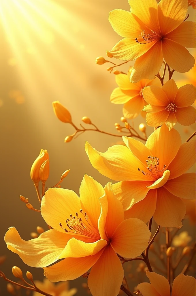 Flower gold symphony