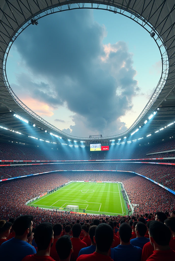 Football stadium background