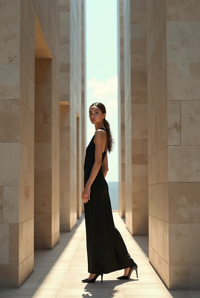 Create an image of a model with walls 

