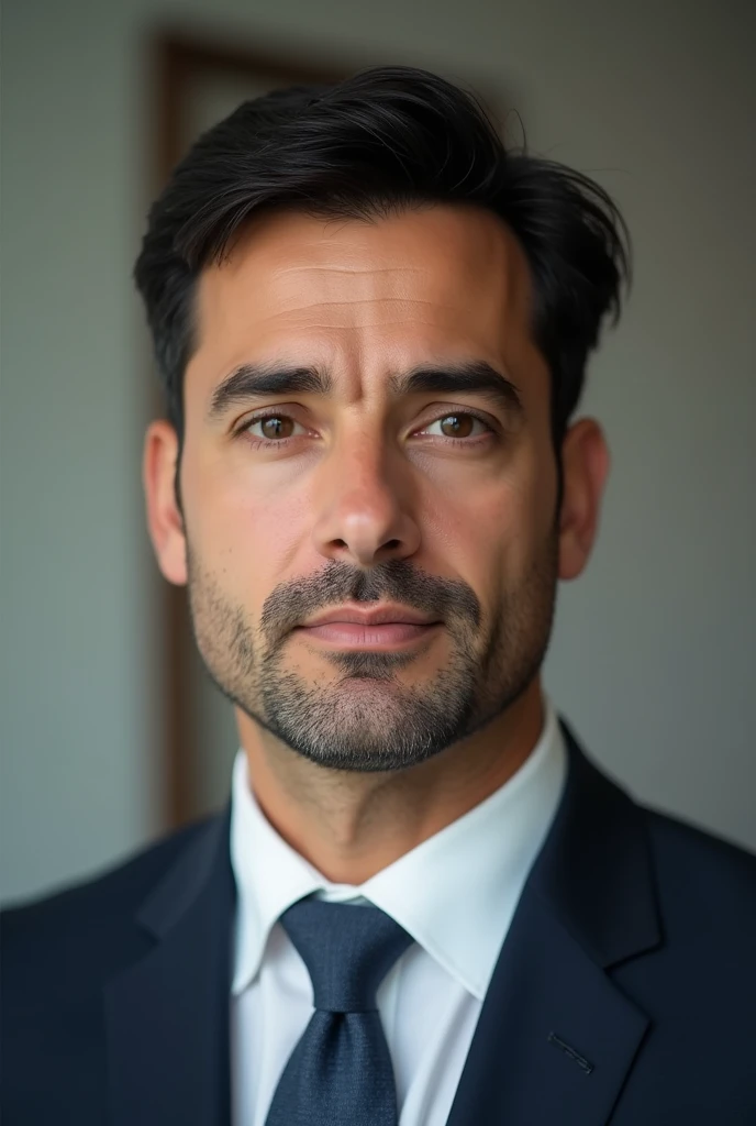 Create a real photo of a 30-year-old politician, male and a little dark
