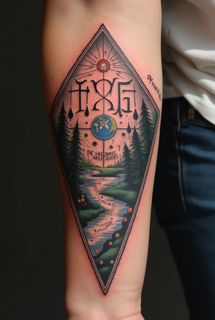 Tattoo to honor husband and daughter
