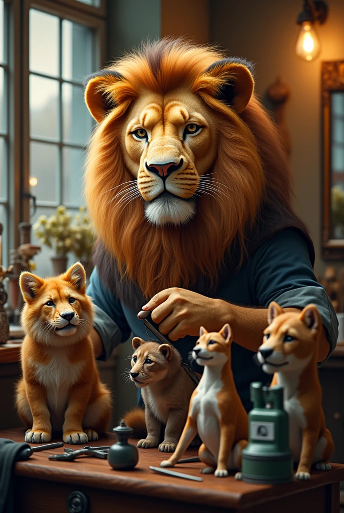 A BARBER LION