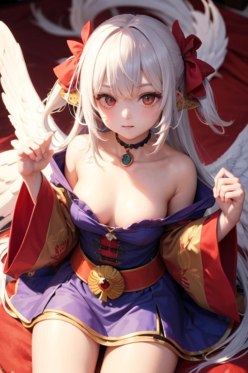 Tengu, Fortuneteller, carnival, Friendly, masterpiece, アニメ, Stocky, Angelic French doll, ボブヘア, おでこ, Messy hair