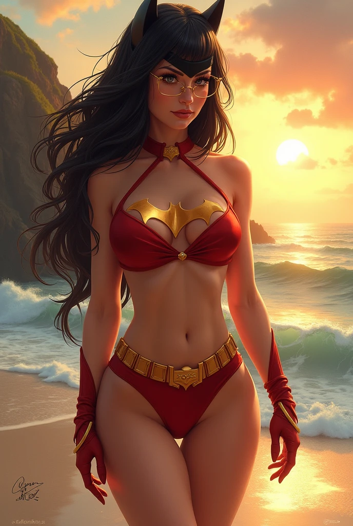 Bat girl sexy bikini