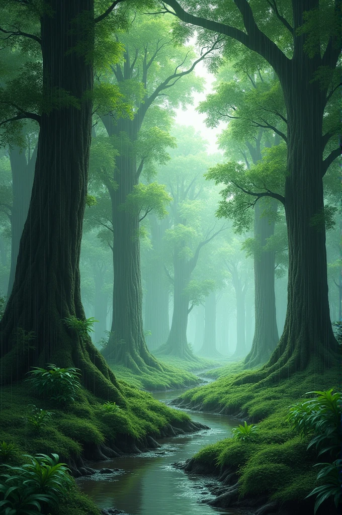 Raining,forest,nature,park