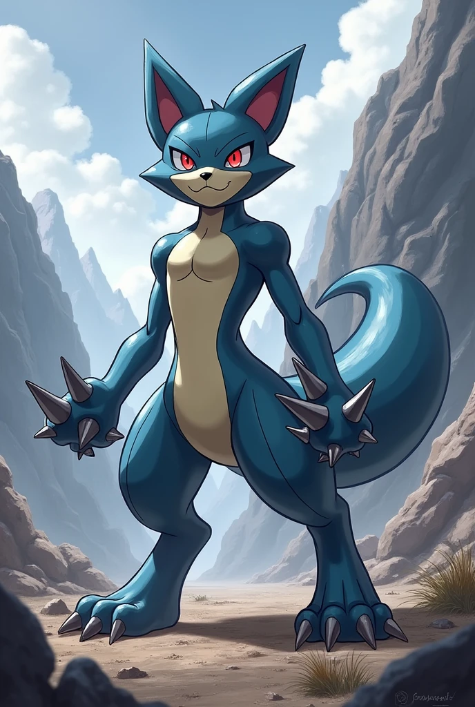 Lucario,steel type, Pokemon
