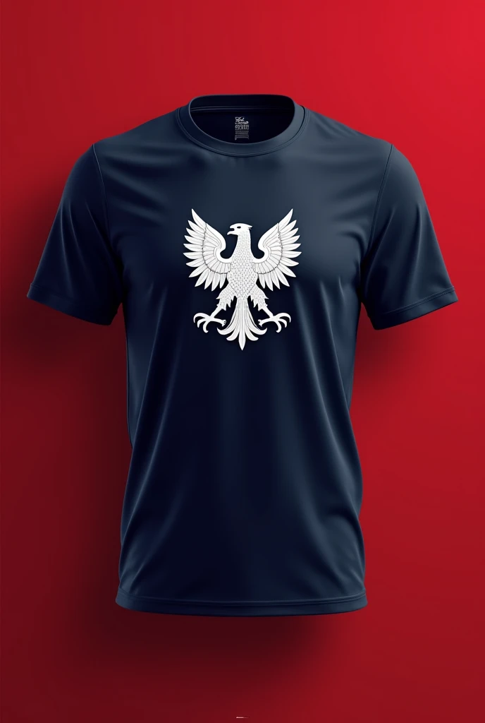 Create a t-shirt for the Polish national team and make the design elegant