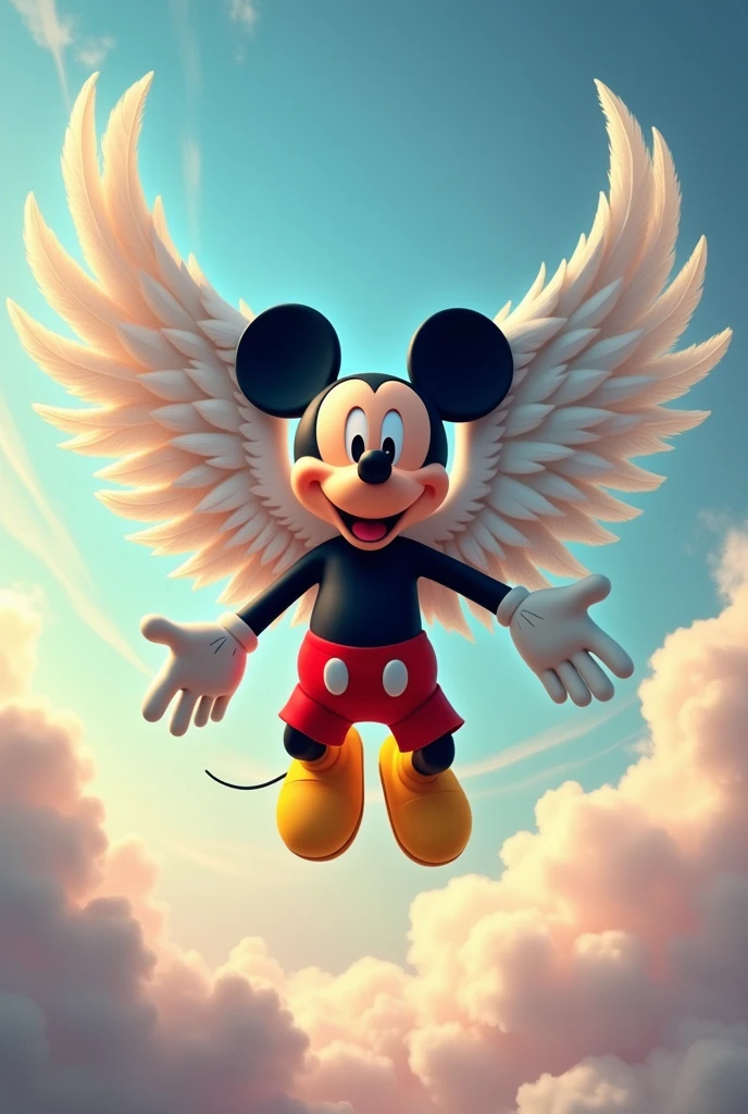 Mickey mouse con alas