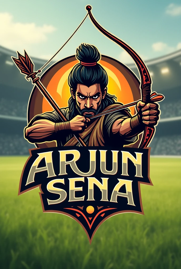 Cricket team logo name Arjun Sena