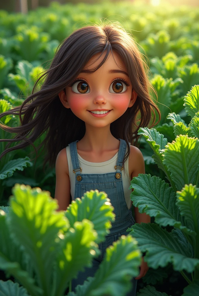 1 girl, Kale