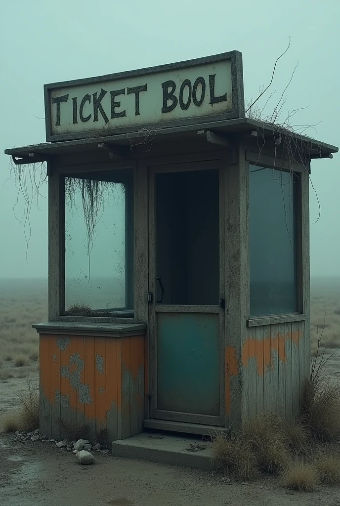 • Abandoned Ticket Booth: A deserted ticket booth with old, dusty counters and a haunting, spectral presence around it.