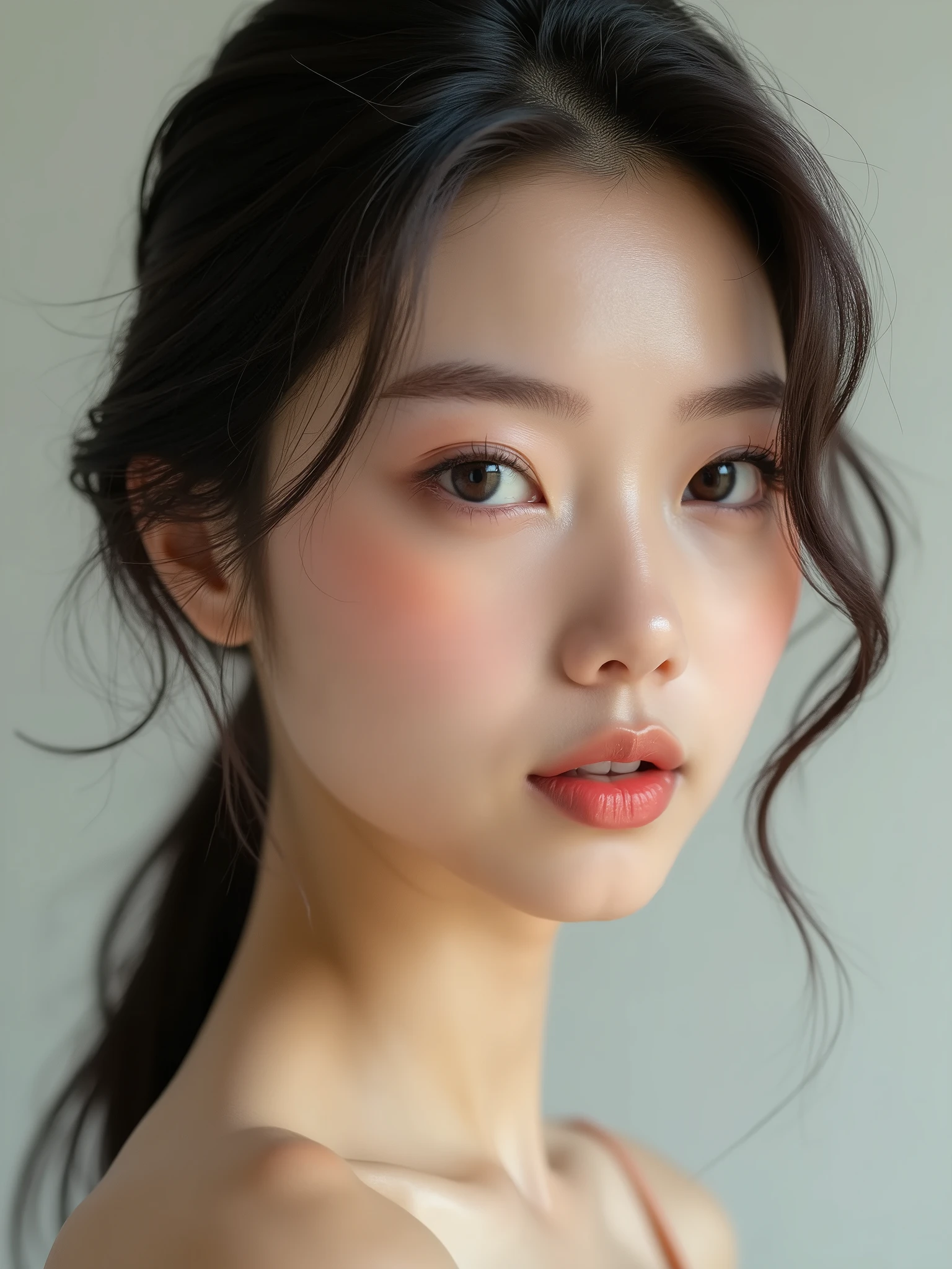 face asian woman 25 years sexy ultra realistic