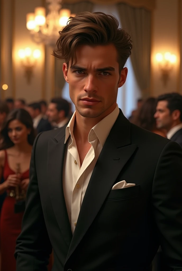A rich boy who looks very handsome age of 22