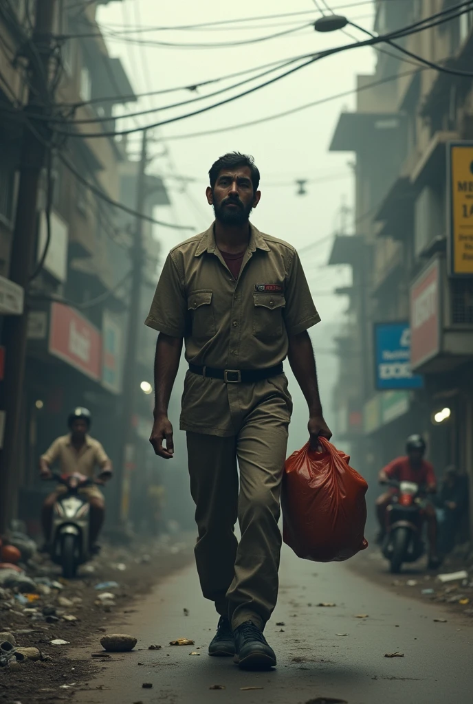 Create a Zomato men in india sad