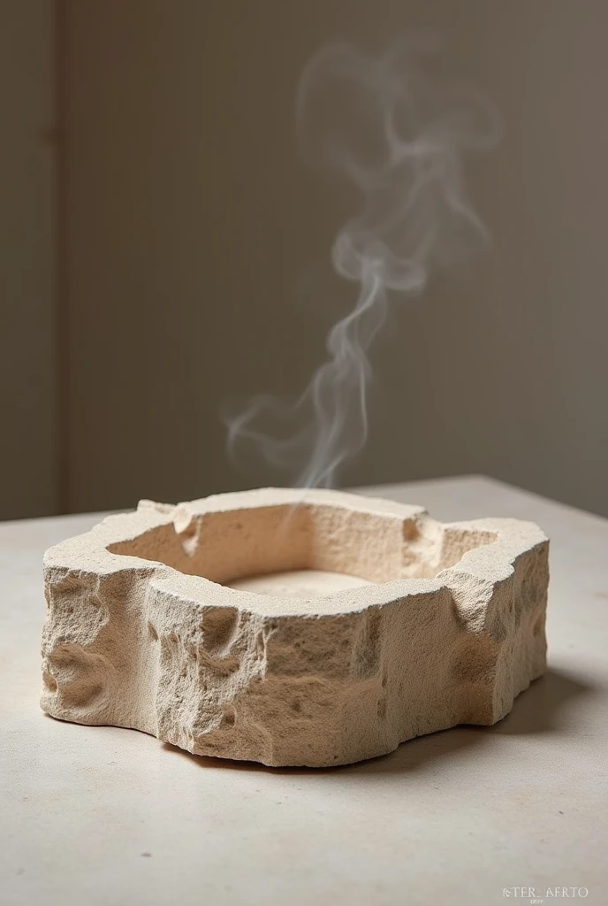 Small ashtray, elegantly handcrafted using natural travertine stone, similar to the appearance shown in the attached picture.. The countertop features a raw stone surface that reflects the unique texture and detail of travertine, adding a natural and attractive touch.. The sides feature a 3D design that highlights the beauty of the natural stone without adding any lighting, maintaining its modern and simple character..
This ashtray is not only functional, but also a piece of art that adds a touch of elegance and modernity to any space, whether it is in your living room or any other room.. Its elegant and harmonious design makes it easily blend in with a variety of decors..