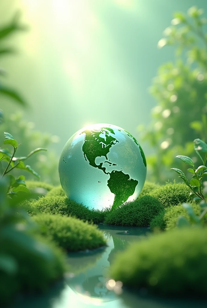 Earth green simple transparency