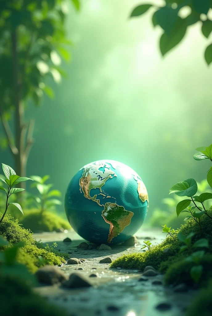 Earth green simple transparency