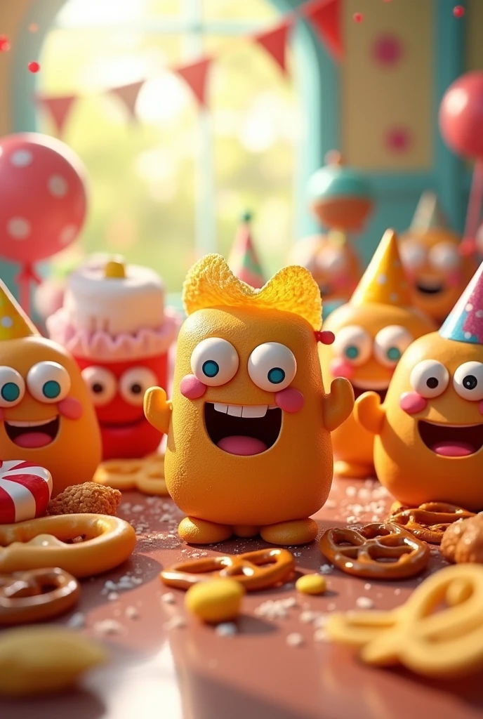 3d party snacks