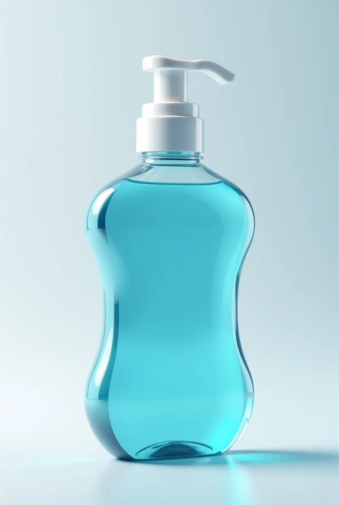 360 view of a mouthwash bottle