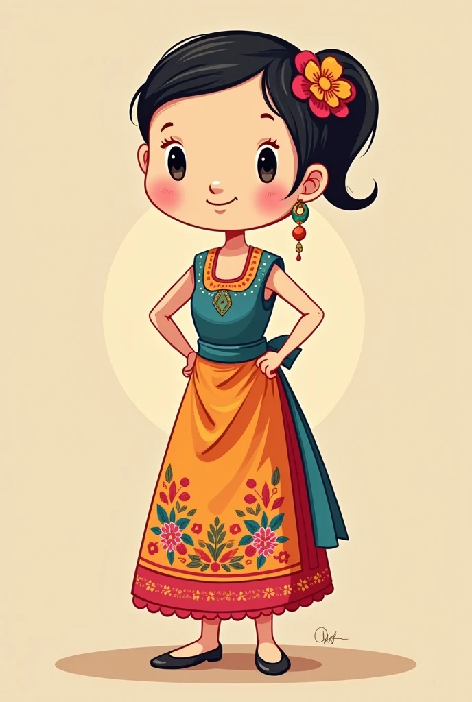 Gumawa ng blank face standee (cartoon) full body na naka filipiniana