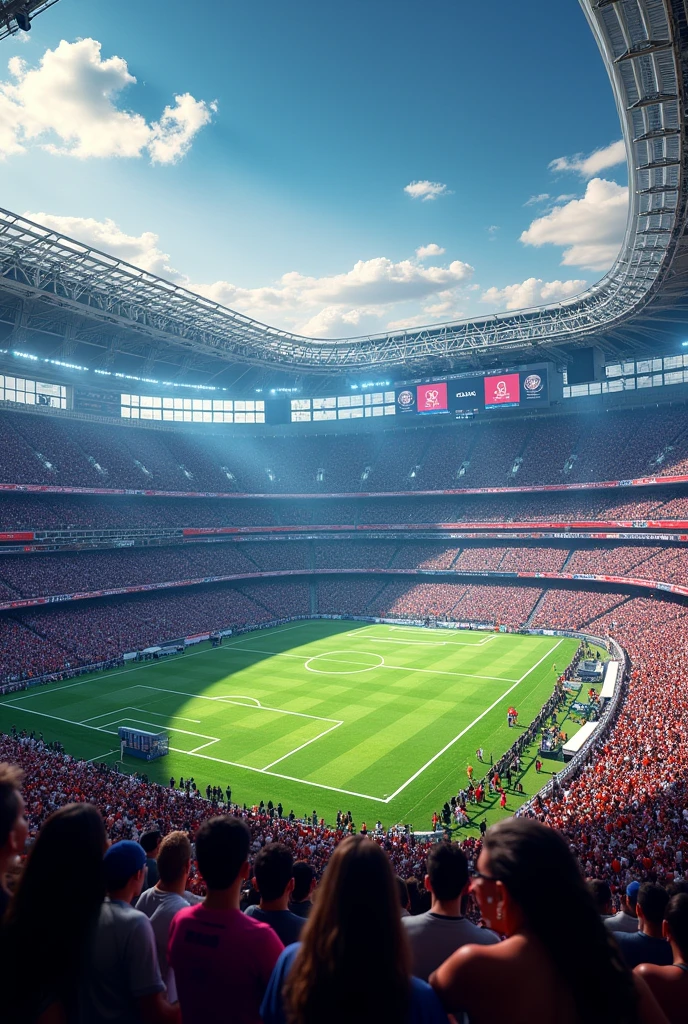 Football stadium background