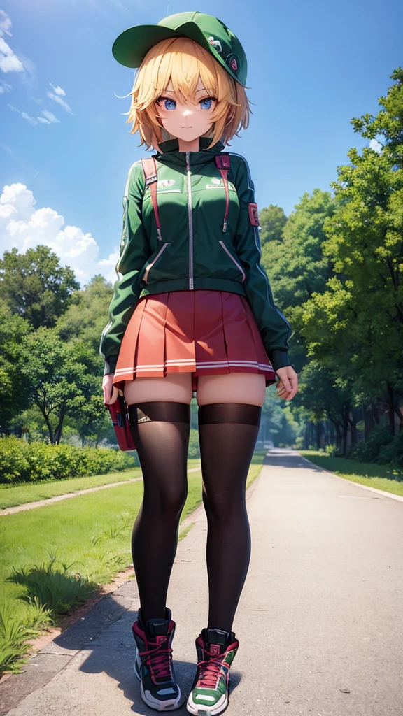 tomsboy loking anime gir,anime girl, tomsboy, county hat, 8k, ultra details, unreal engine5, cute face, full body
