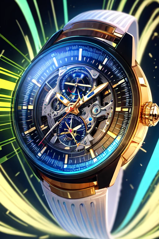 futuristic teleportation watch, only the watch nohuman