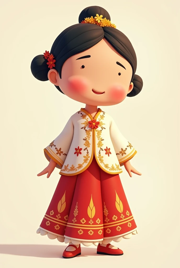 Gumawa ng walang muka na standee (cartoon) full body na naka filipiniana
