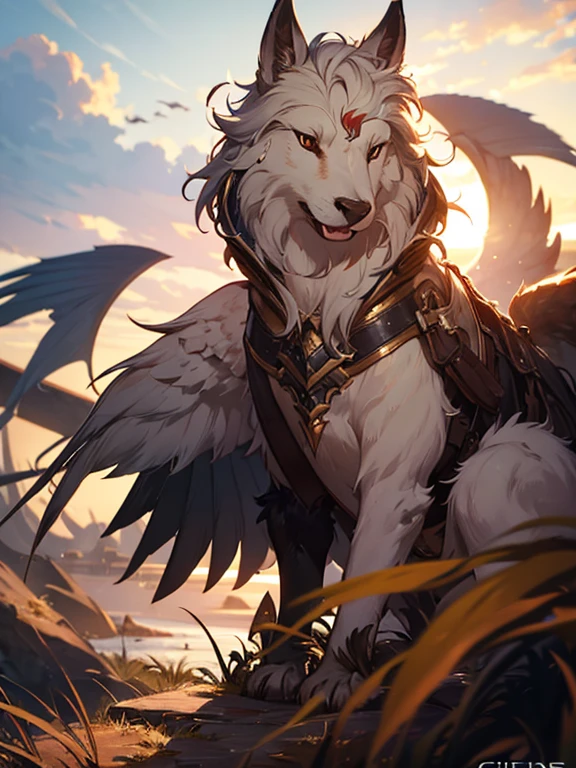 Griffin:1.5, (masterpiece), highest quality, uhd, retina, masterpiece, high details, high quality, best quality, highres, 4K