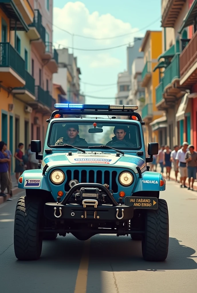 Guatemalan police car