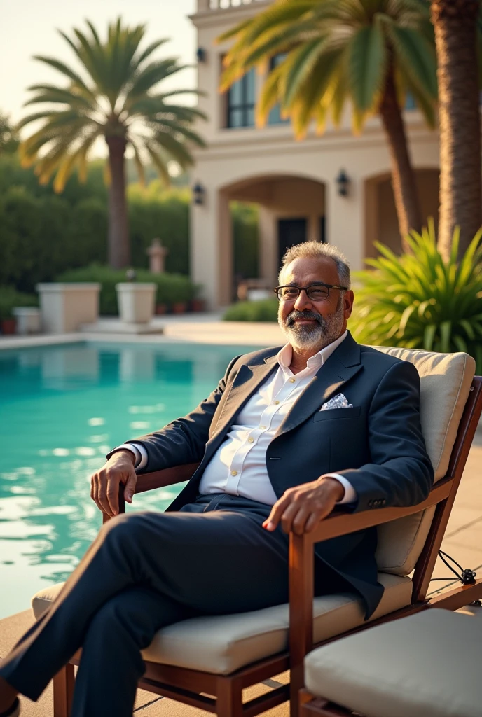 Amit bhai with swimming pool