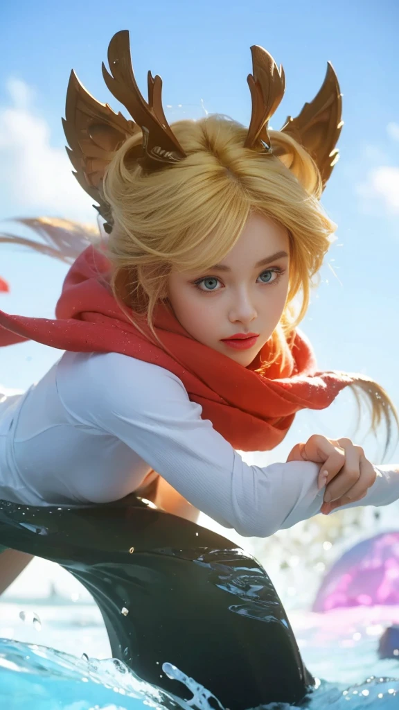 ((Best quality, 8k, Masterpiece : 1.3)), upper bod y, Sharp focus: 1.2, Beautiful woman with perfe ct figure, Highly detailed facial and skin textur e, Detailed eyes, Double eyelids, Interior view, f erpect lighting, Glowing skin,