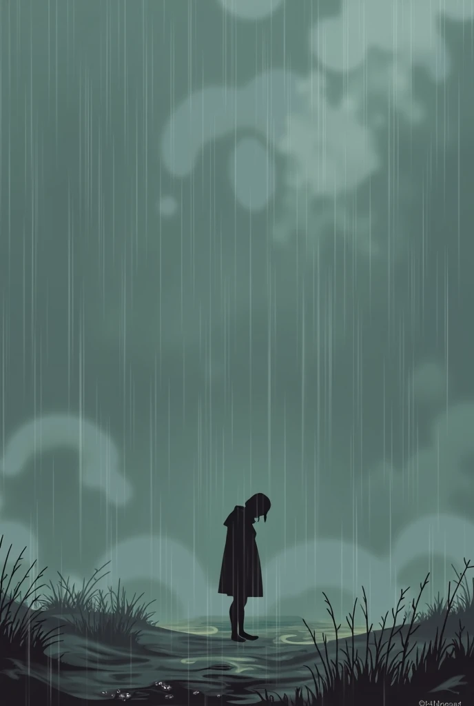 I will wait for the rain to fall and wash away all the memories