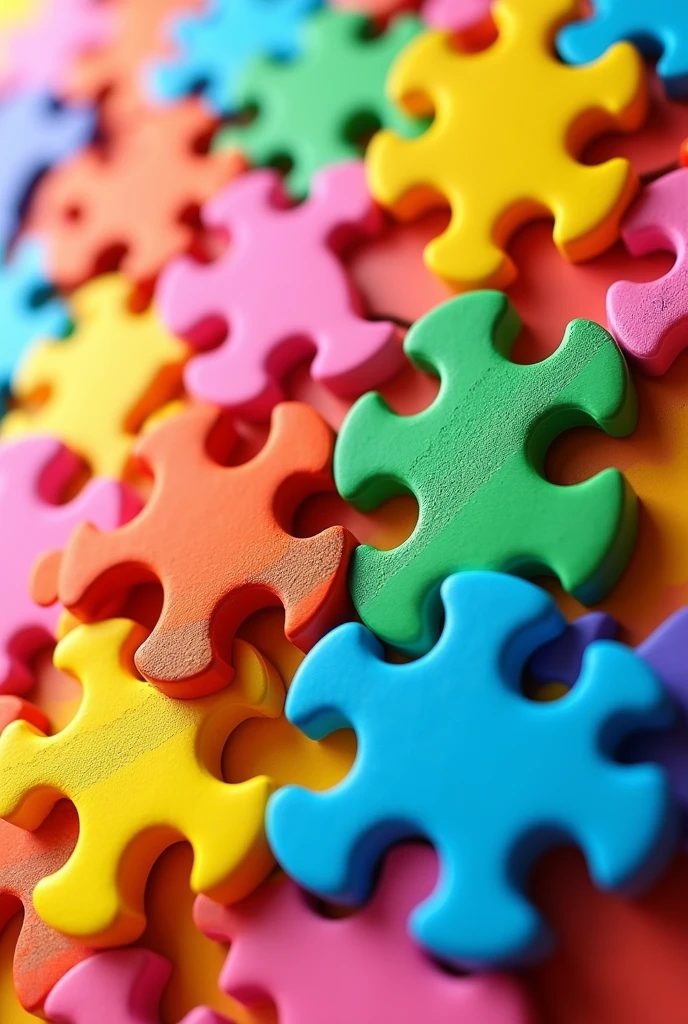 I want you to divide the puzzle and make them colorful