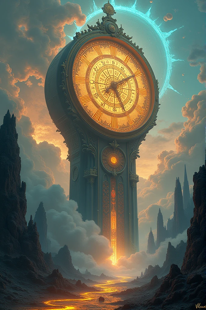 Glow Giant clock