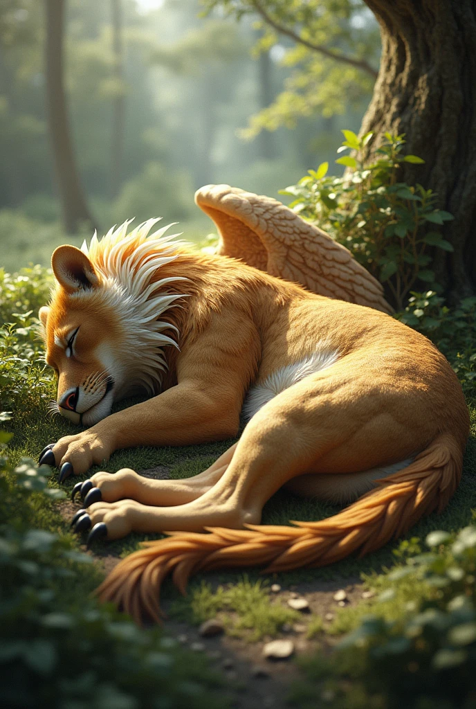Griffin、Sleeping with your stomach up