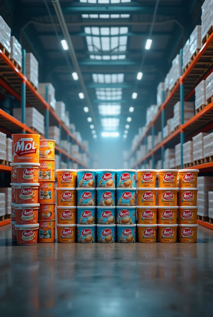 Warehousing of amol ice cream in godowns