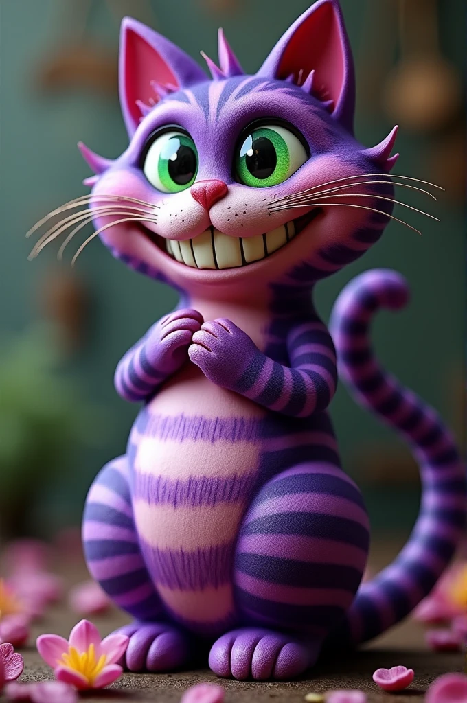Create a chocolate bar packaging is the Cheshire Cat where depending on the movement you see the cat&#39;s body and if it moves you only see the smile. Based on the Cheshire Cat from Alice in Wonderland 