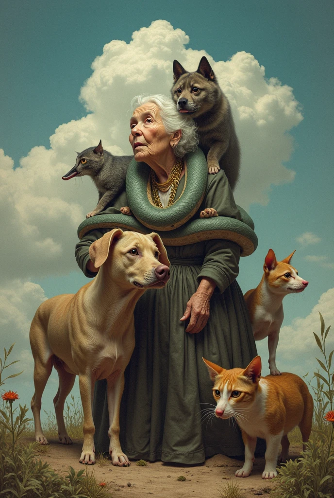 Aunty ke gale mein saamp uske upar kutta uske niche Billi uske aaenge suar uske aage Aasman uske niche Prithvi