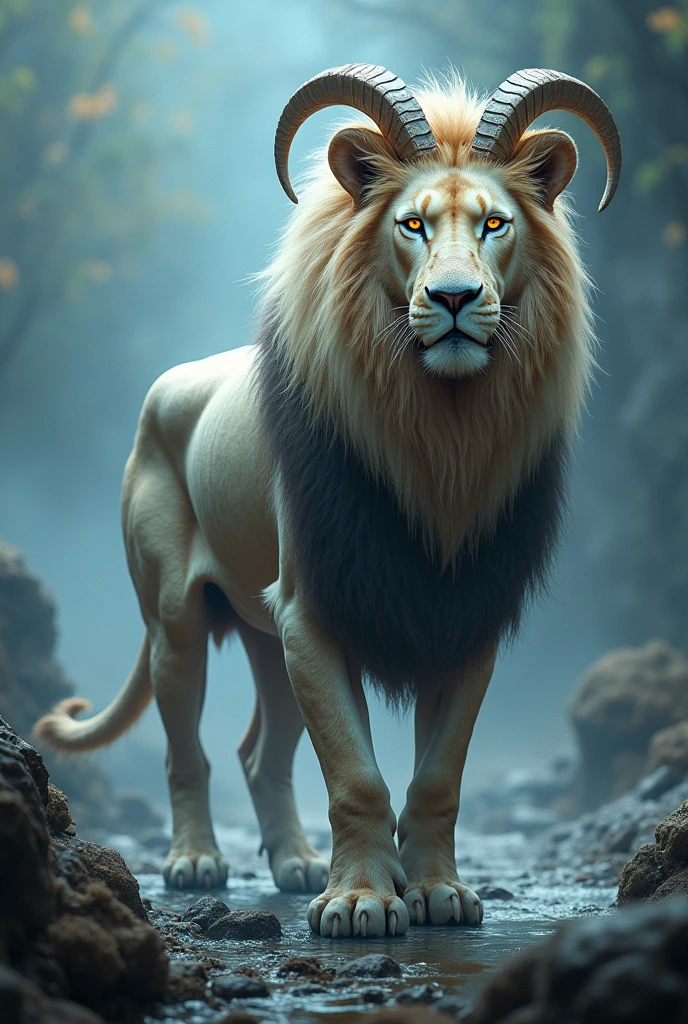 Believe me, a mutation of mixtures between these two animals and that they are seen to be a mixture that does not have a part of one and the other but everything mixed with lion and goat 
