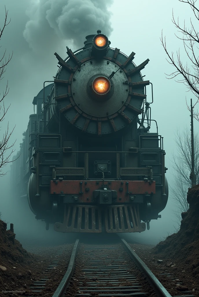 Create realistic and cinematic monster locomotive train pictures