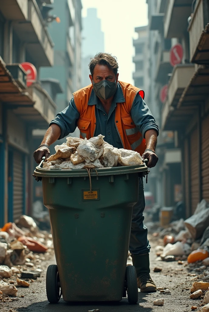Create a image of a garbage collector